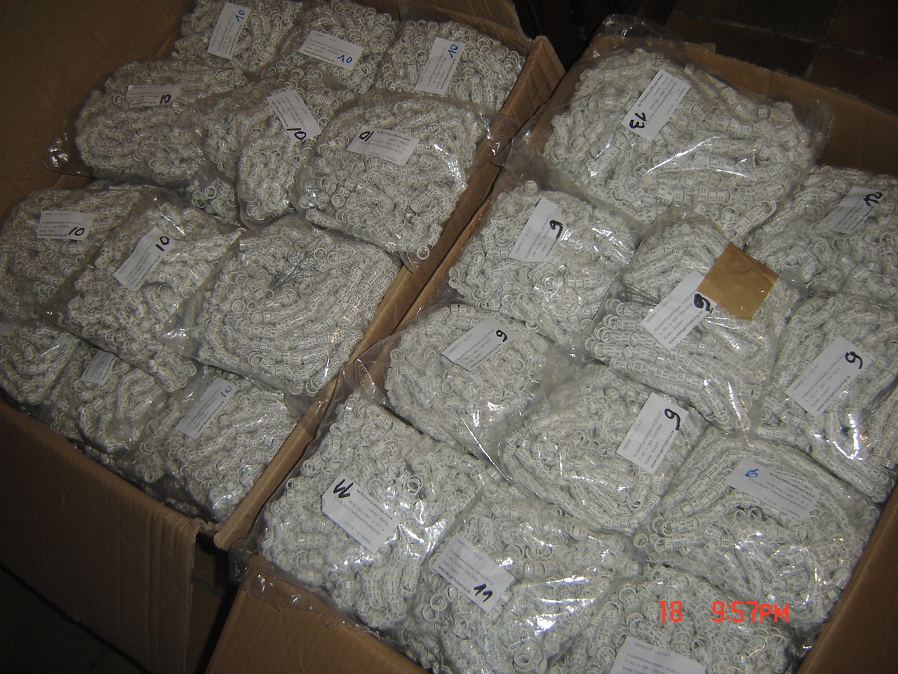 Les bagues pour 2021 sont commandées