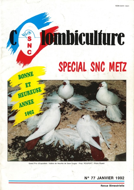 Des anciens numéros de la revue Colombiculture sont en ligne